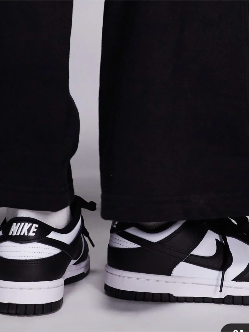 Nike Dunk Low “Panda” Sneakers | Women’s Size 8.5 | Gently Used - Picture 3 of 9